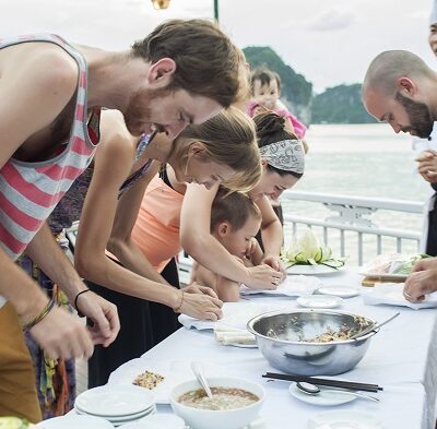 Vhl1: Halong Day Cruise With Sung Sot Cave, Titop Island  & Sunset Party