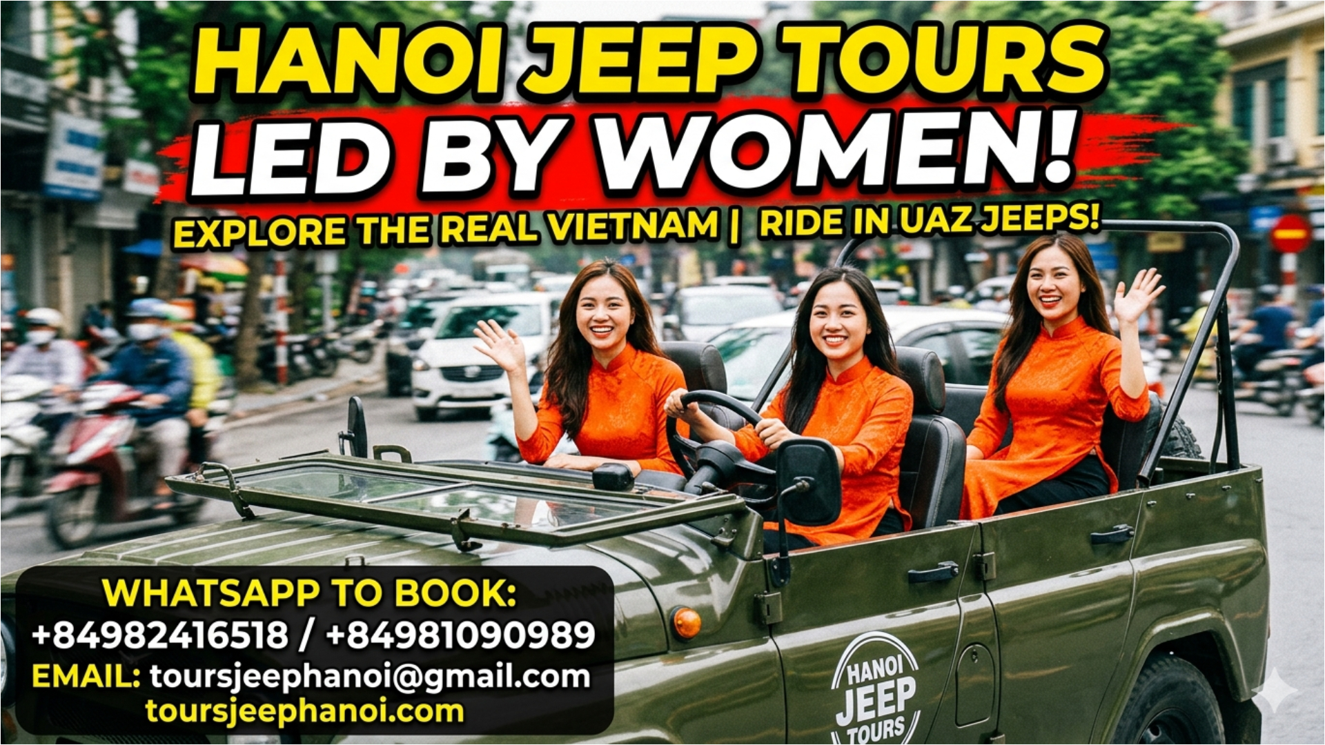 Hanoi City Tour By Jeep Hanoi City Tour By Jeep