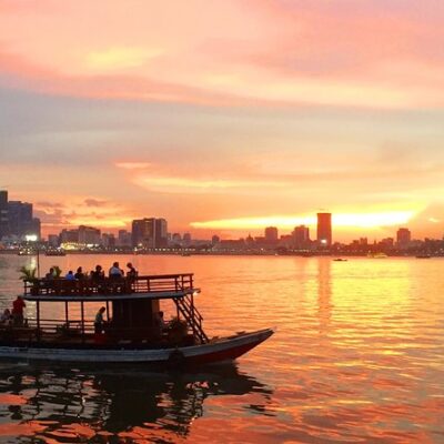 Cpn2: 1-Hour Ana 30 Minutes Mekong River Sunset Cruise From Phnompenh